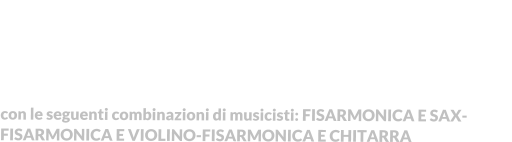 Per la serenata propongo un'esibizione musicale composta dai seguenti momenti: affaccio della futura sposa; lancio della rosa; ballo di un lento; canzone cantata dal futuro sposo. Le canzoni per la serenata saranno concordate con voi e personalizzate secondo le vostre esigenze.Le musiche per la serenata potranno essere eseguite con le seguenti combinazioni di musicisti: FISARMONICA E SAX-FISARMONICA E VIOLINO-FISARMONICA E CHITARRA